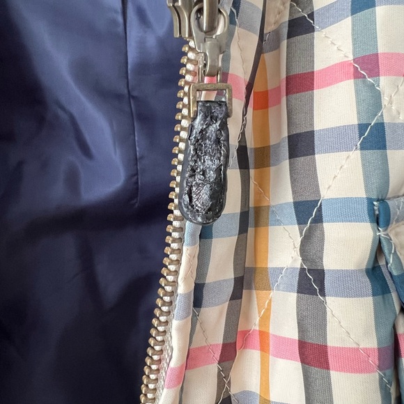 TALBOTS PLAID QUILTED JACKET - Picture 8 of 8